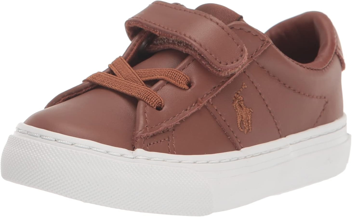POLO RALPH LAUREN Boys Sayer Leather (Toddler) | Amazon (US)