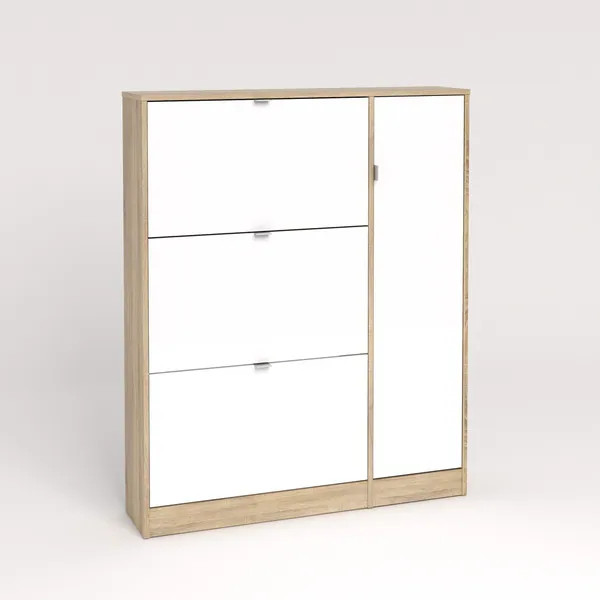 Bright Shoe Cabinet  with 3 Flap Doors and 1-Door | Bed Bath & Beyond