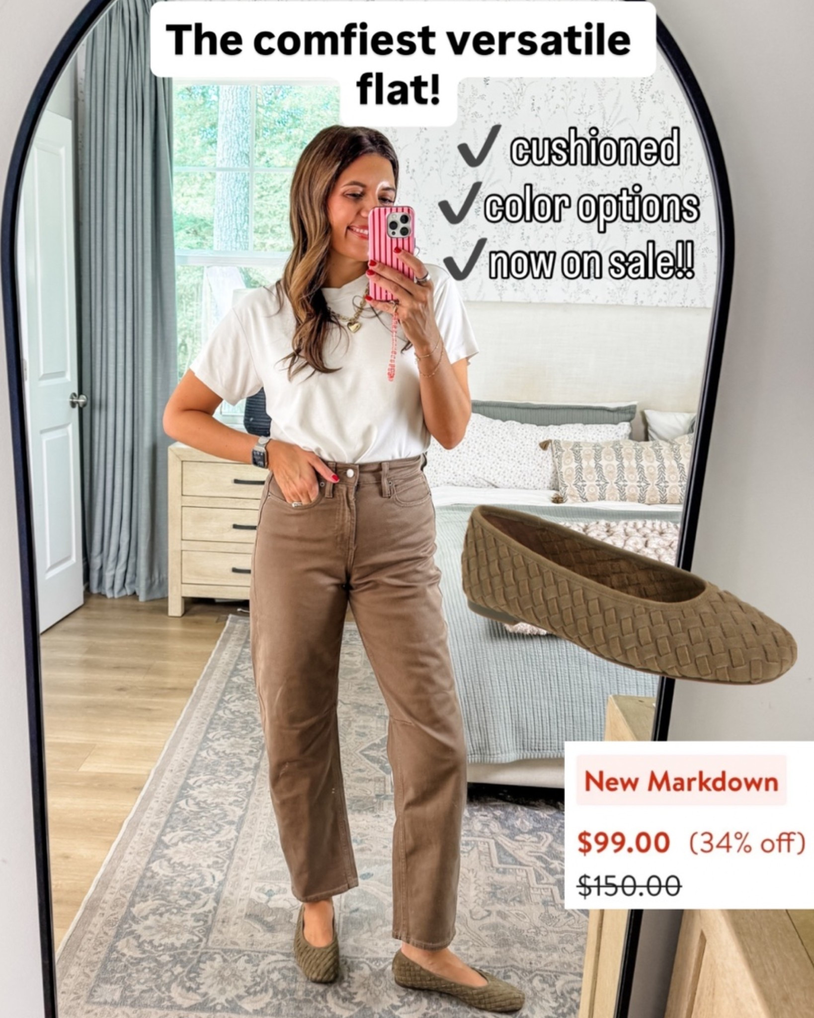 My most-worn flat for fall is now on sale! 🔥 fits tts. Brown barrel jeans in a size 4. I’m 5’7”

#LTKOver40 #LTKSaleAlert #LTKTall