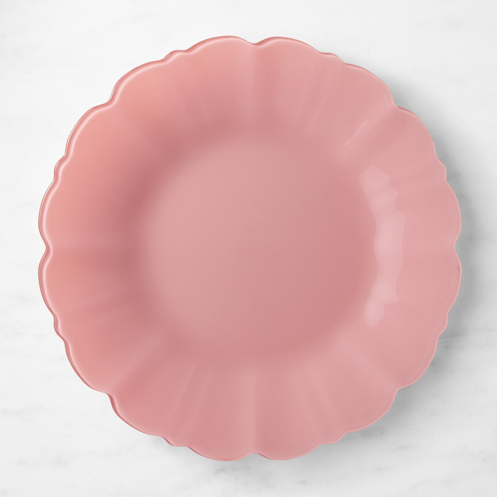 Scalloped Glass Charger | Williams-Sonoma