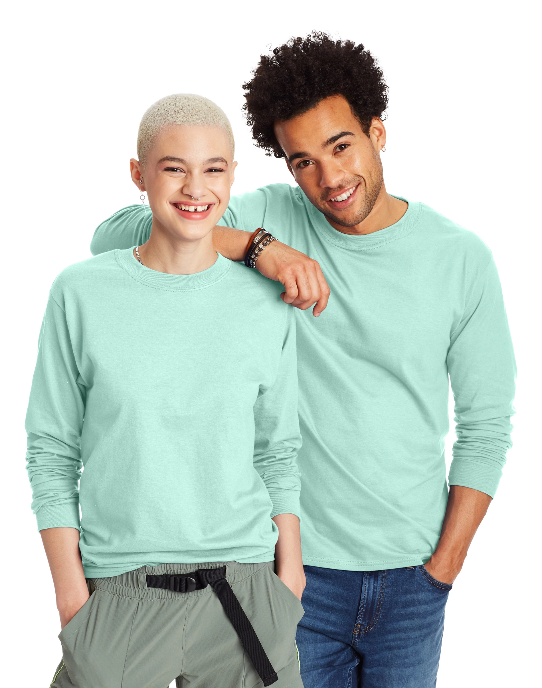 Hanes Beefy-T® Long-Sleeve T-Shirt | Hanes.com