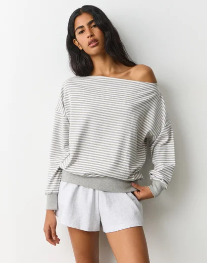 Relaxed Off Shoulder Long Sleeve Top | Glassons (Australia)