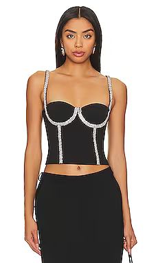 Lovers and Friends Cecilia Bustier Top en Black from Revolve.com | Revolve Clothing (Global)