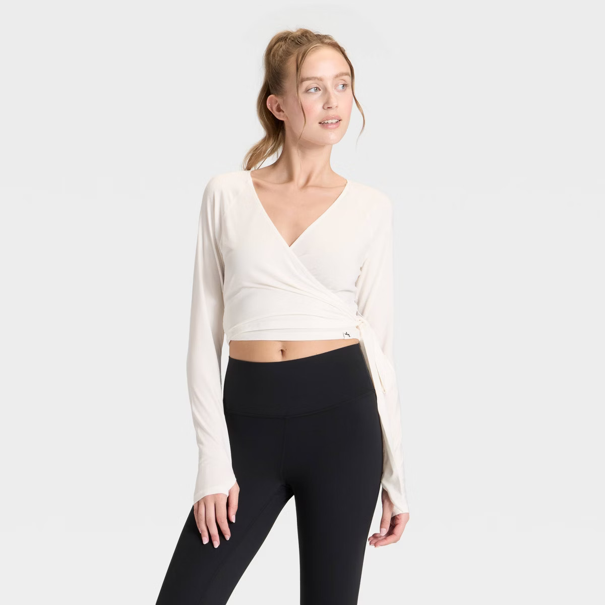 Women's Wrap Long Sleeve Top - JoyLab™ | Target