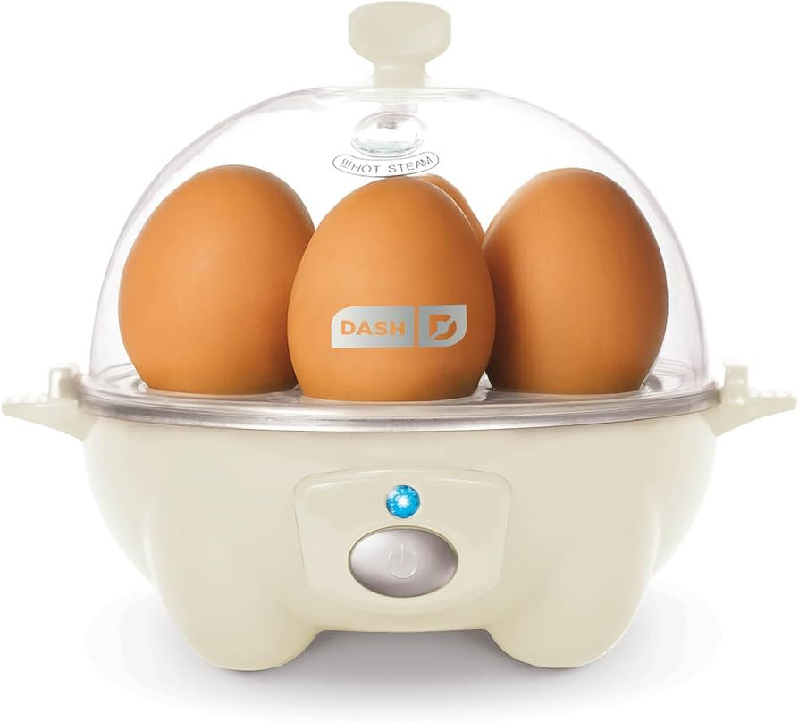 DASH Rapid Egg Cooker: 7 Egg Capacity Electric Egg Cooker for Hard Boiled Eggs, Poached Eggs, Scr... | Amazon (US)