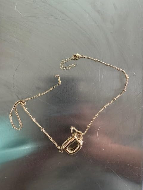 Initial Letter Necklace for Women, 14k Gold Plated Pendant Necklace | Amazon (US)