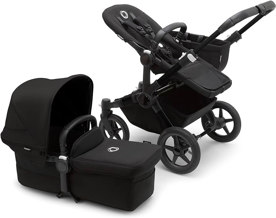 Bugaboo Donkey 5 Mono Complete - Single Stroller Converts to Side-by-Side Double Stroller, Multip... | Amazon (US)