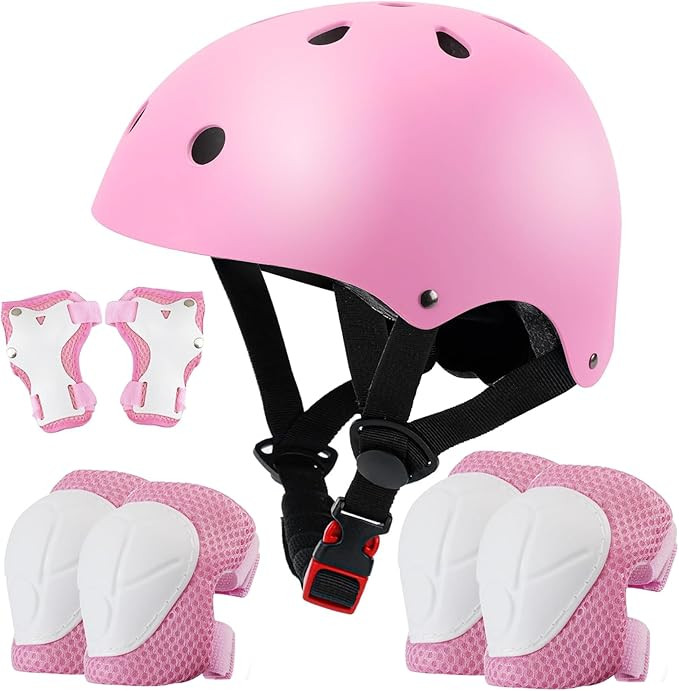 Color Gradient Adjustable Kids Bike Helmet Toddler Helmets for 3-5-8-14 Years Kids Girls Boys You... | Amazon (US)