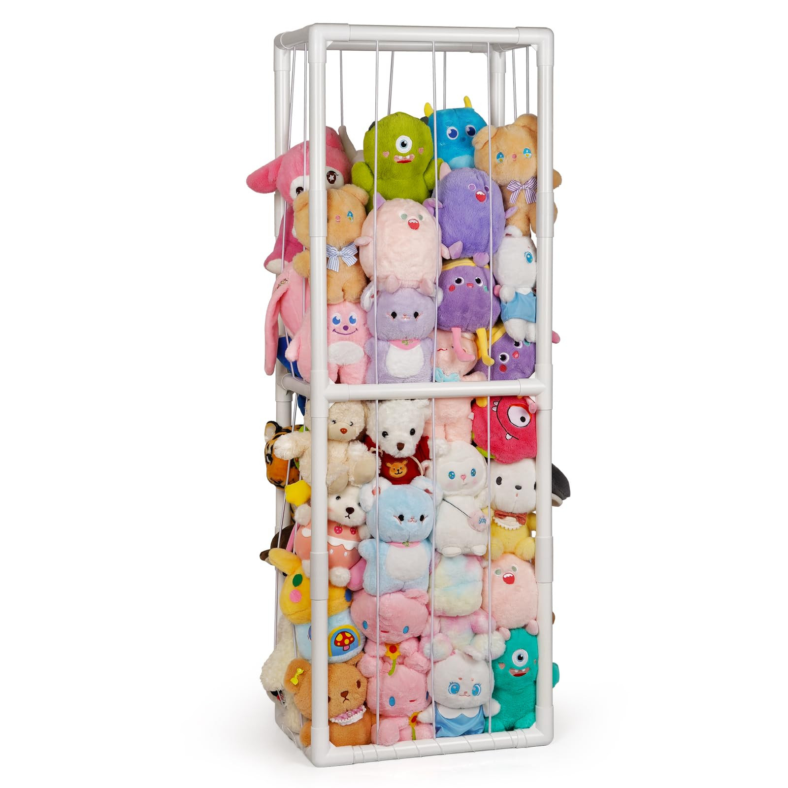 Trycooling Stuffed Animal Storage Zoo Stuffed Animal Holder Space Save Vertical Stuffed Animals S... | Amazon (US)