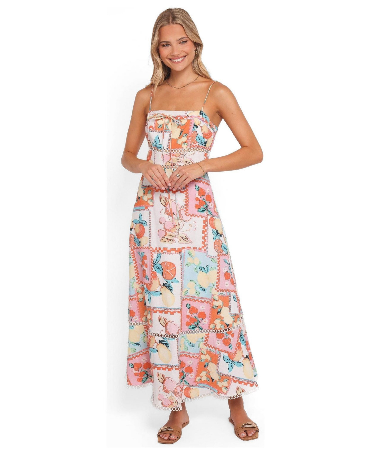Petal and Pup Women's Adalynn Maxi Dress - Fruit print | Macy's