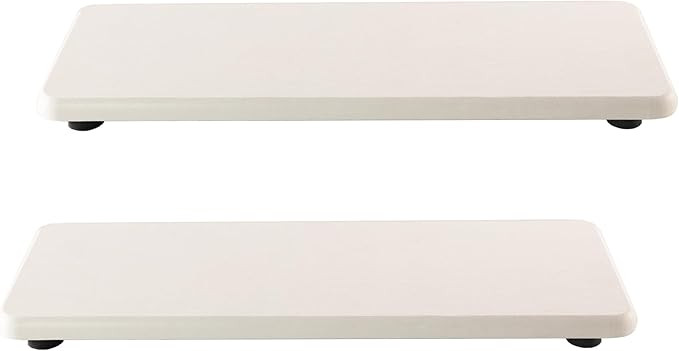 2 Pcs Water Absorbing Stone Trays, Kitchen/Bathroom Sink Soap Dish, Diatomite Tray Used for Hand ... | Amazon (US)