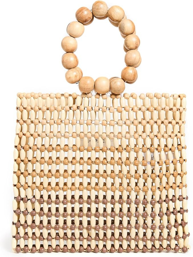 L*Space Riley Bag for Women, Wood Hand-Beaded Evening Bag, Small Everyday Handbag for Any Occasio... | Amazon (US)