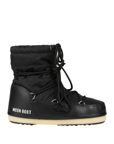 Moon Boot Moon Boot Light Low Nylon Woman Ankle boots Black Size 4.5-5.5 Polyamide, PVC - Polyvinyl chloride | YOOX (US)