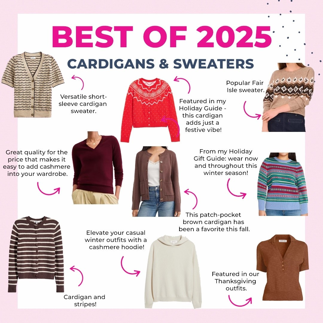 Best of 2025: CARDIGANS & SWEATERS that were AYW favorites this year! 💗

#LTKSaleAlert #LTKFindsUnder50 #LTKSeasonal