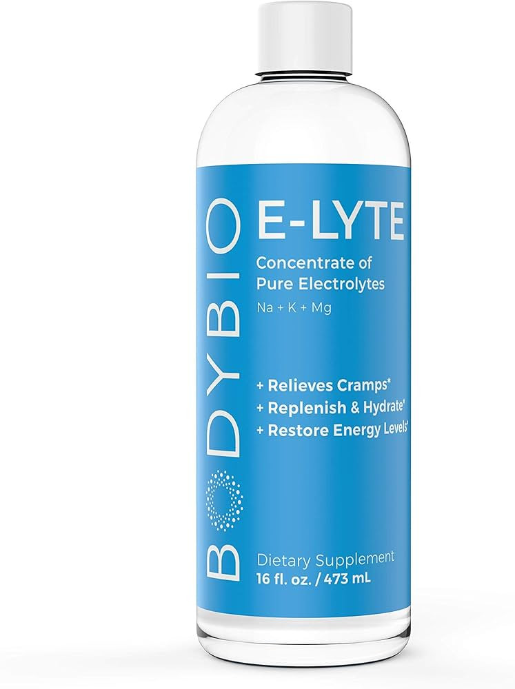BodyBio Electrolytes Liquid for Hydration - 16 oz Concentrate | No Sugar | No Calories | Keto Ele... | Amazon (US)