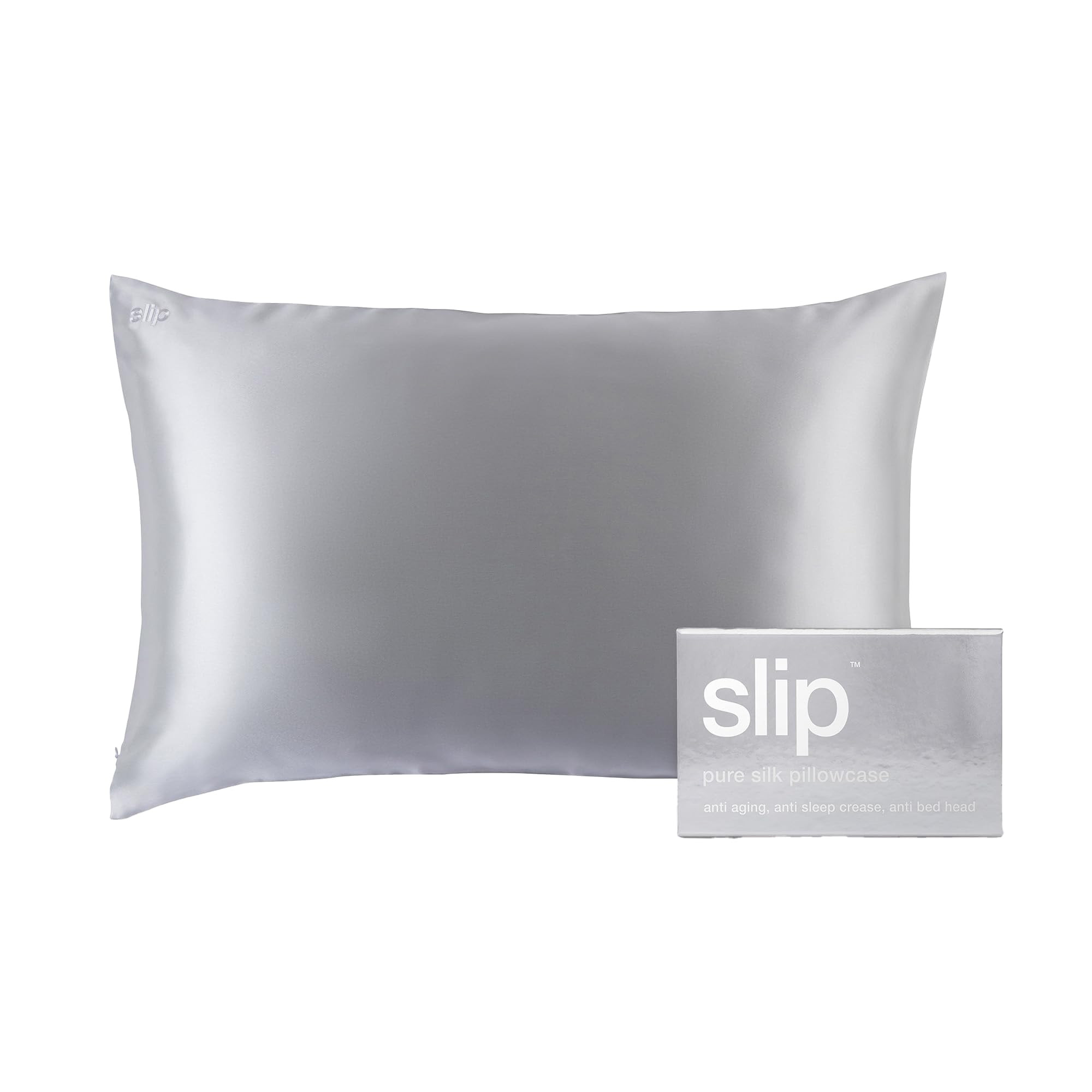 slip The Original Queen Silk Pillow Cases - 100% Pure 22 Momme Mulberry Silk Pillowcase for Hair ... | Amazon (US)