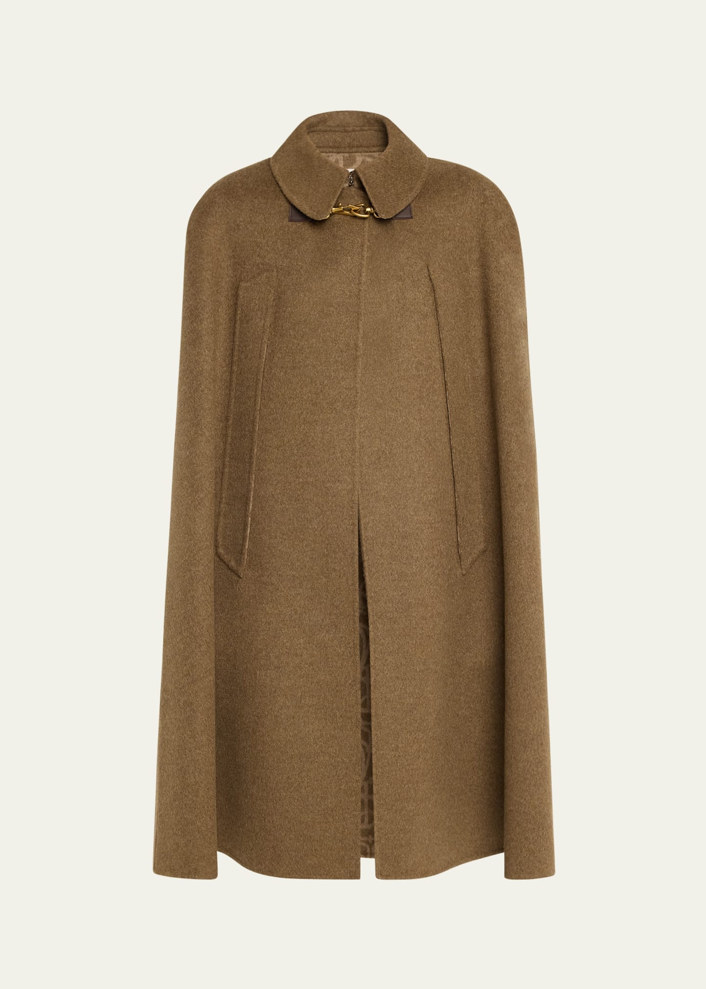Burberry Clasp-Closure Wool-Cashmere Cape | Bergdorf Goodman