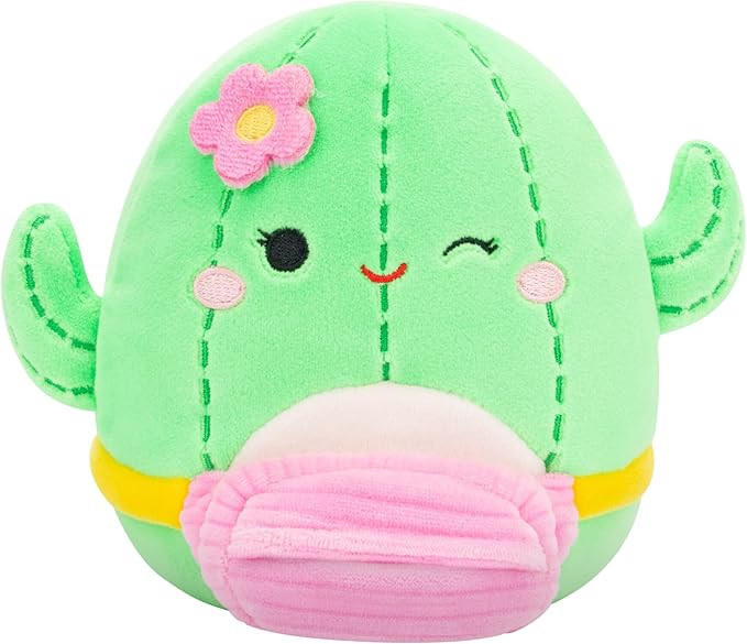 Squishmallows Original 5-Inch Maritza Green Cactus with Pink Fanny Pack - Official Jazwares Plush... | Amazon (US)