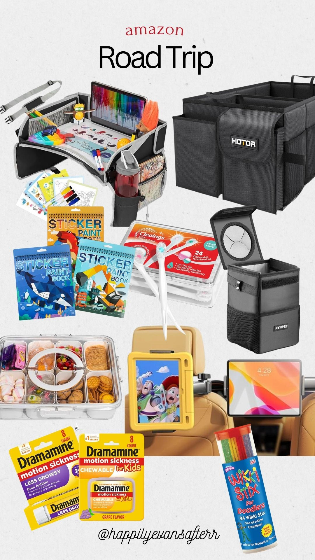 Cute car trip essentials for our upcoming roadtrip 

 

#LTKMostLoved #LTKFindsUnder50 #LTKFamily