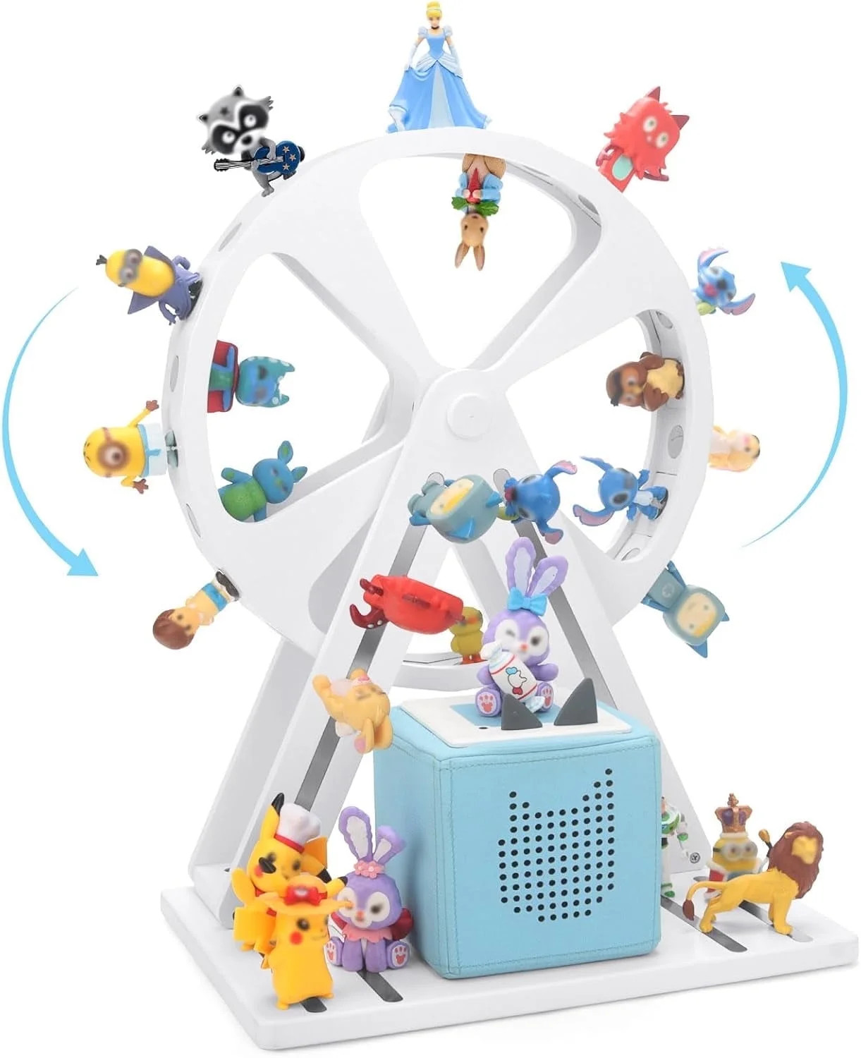 for Tonies Box Organizer Storage Shelf 360° Ferris Wheel, Magnetic Floating Shelves for Generati... | Walmart (US)