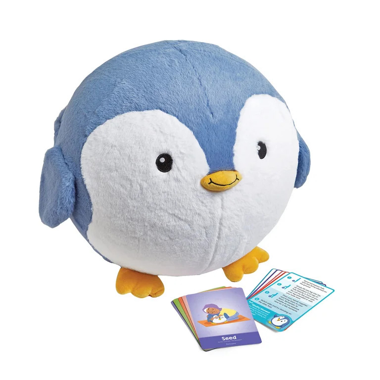 hand2mind BubblePlush Yoga Ball Buddy, Penguin | Walmart (US)