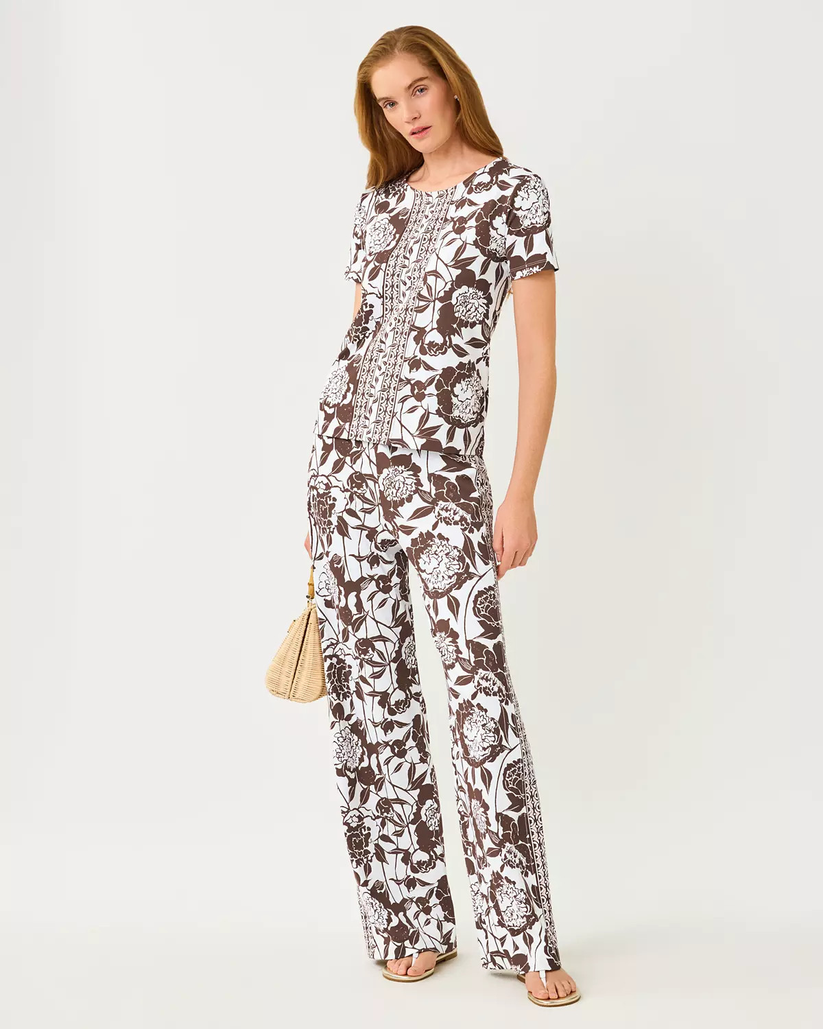 UPF 50+ 32" Demia High Rise Palazzo Pant | Lilly Pulitzer