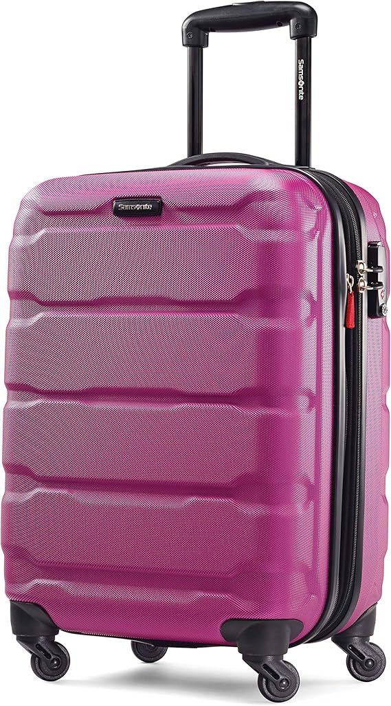 Samsonite Omni PC Hardside 20-Inch One Size Spinner - Reg Radiant Pink | Amazon (US)