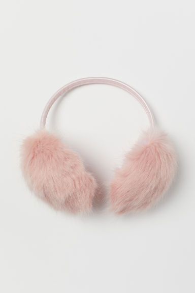 H & M - Faux Fur Earmuffs - Pink | H&M (US + CA)