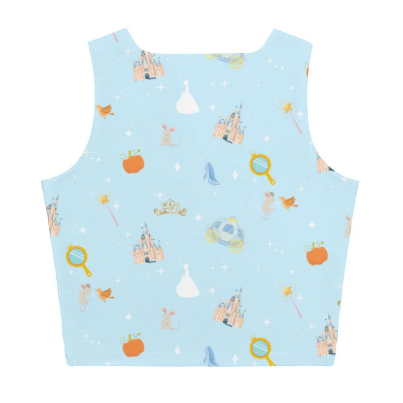 Blue Cindy Crop Top | Women's Crop Top for Influencer | runDisney costume Matching Vacation Tees | Etsy (US)