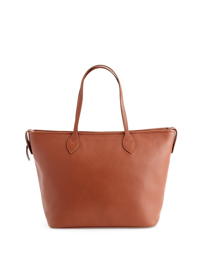 Royce New York Pebble Grain Leather Wide Tote | Bloomingdale's (US)
