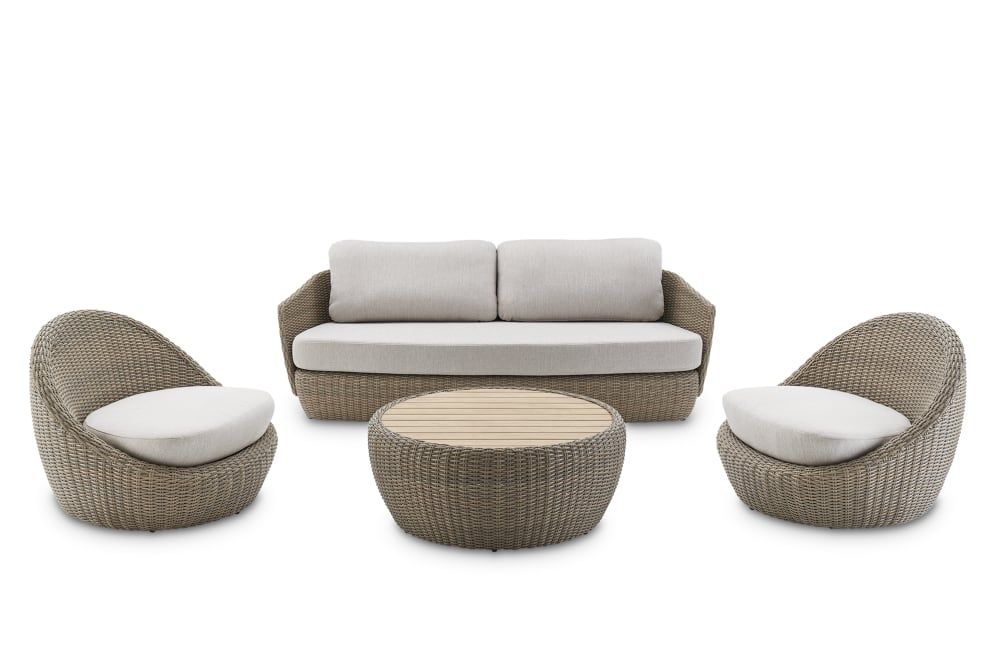 Malta Outdoor Build-Your-Own Lounge Set | Castlery | Castlery US