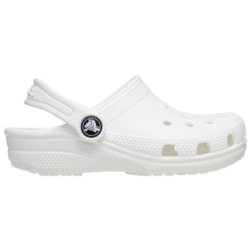 Boys Crocs Crocs Classic Clogs - Boys' Toddler Shoe White/White Size 10.0 | Kids Foot Locker (US)