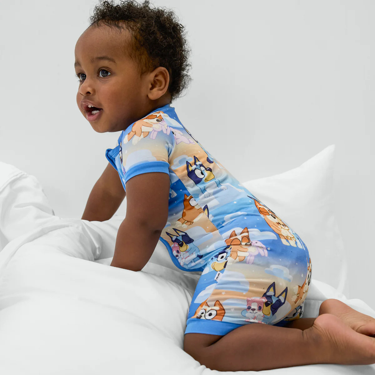 Bluey Blue Sleepytime Shorty Zippy | Little Sleepies