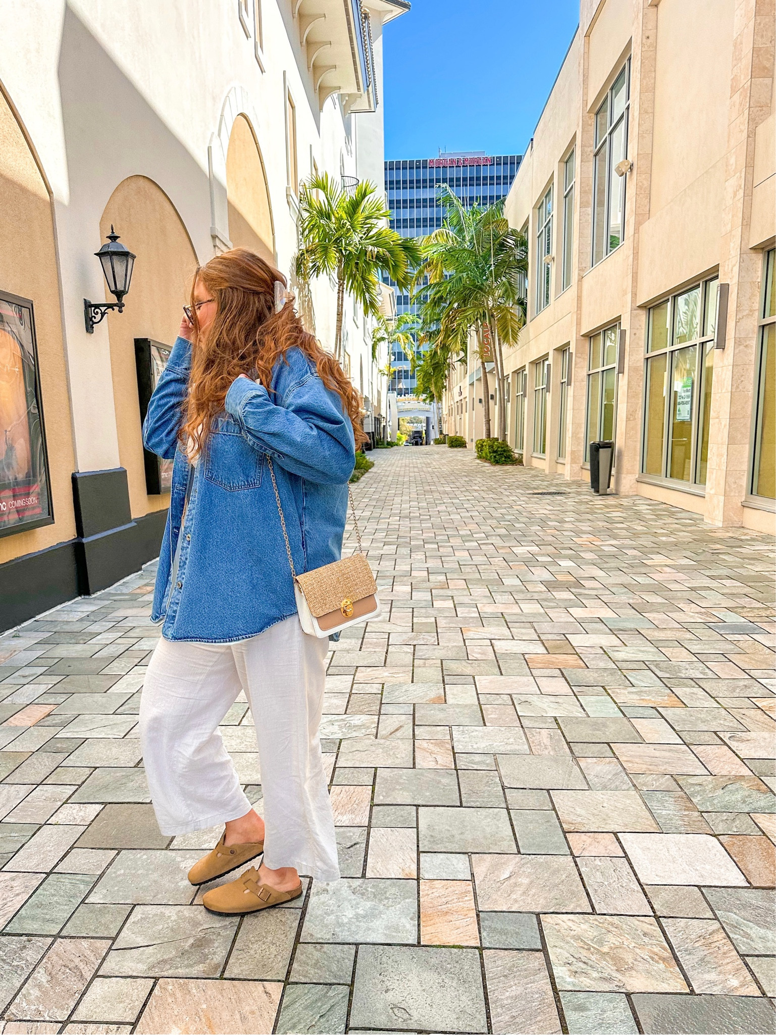 linen pants, birkenstock, spring fashion, coastal grandmother, oversized jean jacket, shein accessories 

#LTKSpringSale #LTKSeasonal