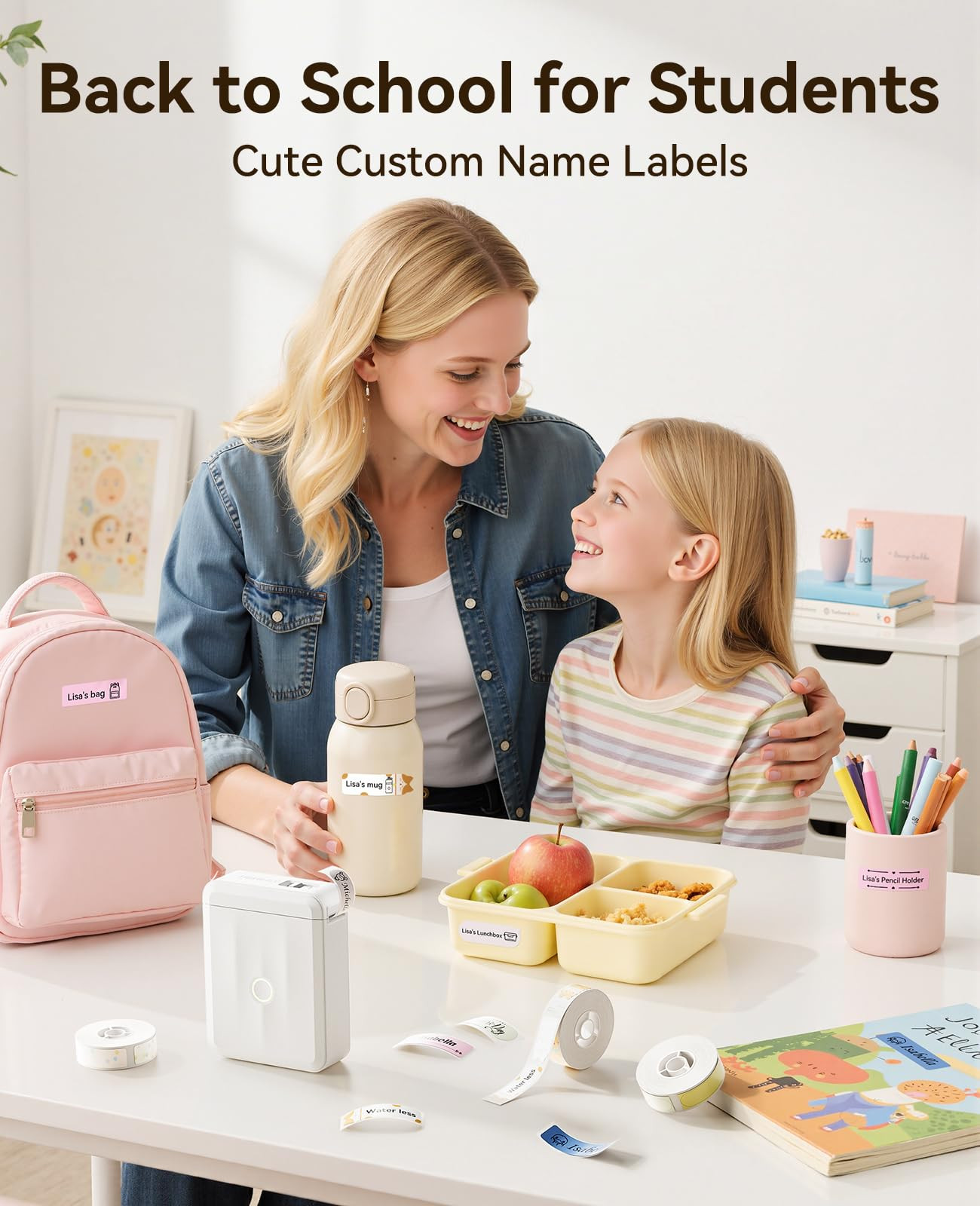 NIIMBOT Label Maker Machine Bluetooth Label Printer for School Home Office Organization, Wireless... | Amazon (US)