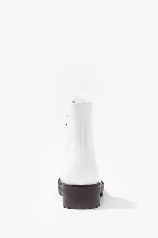 Faux Leather Combat Boots | Forever 21 (US)