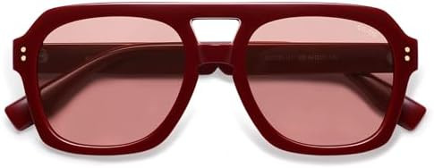 SOJOS Retro Thick Polarized Aviator Sunglasses for Women Men, Large Trendy Bold Square Pilot Shad... | Amazon (US)