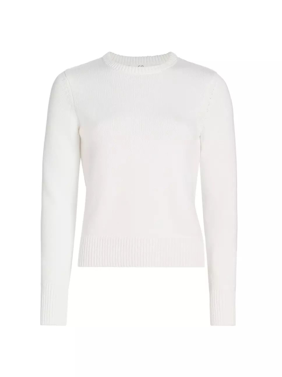 Cotton-Blend Crewneck Sweater | Saks Fifth Avenue
