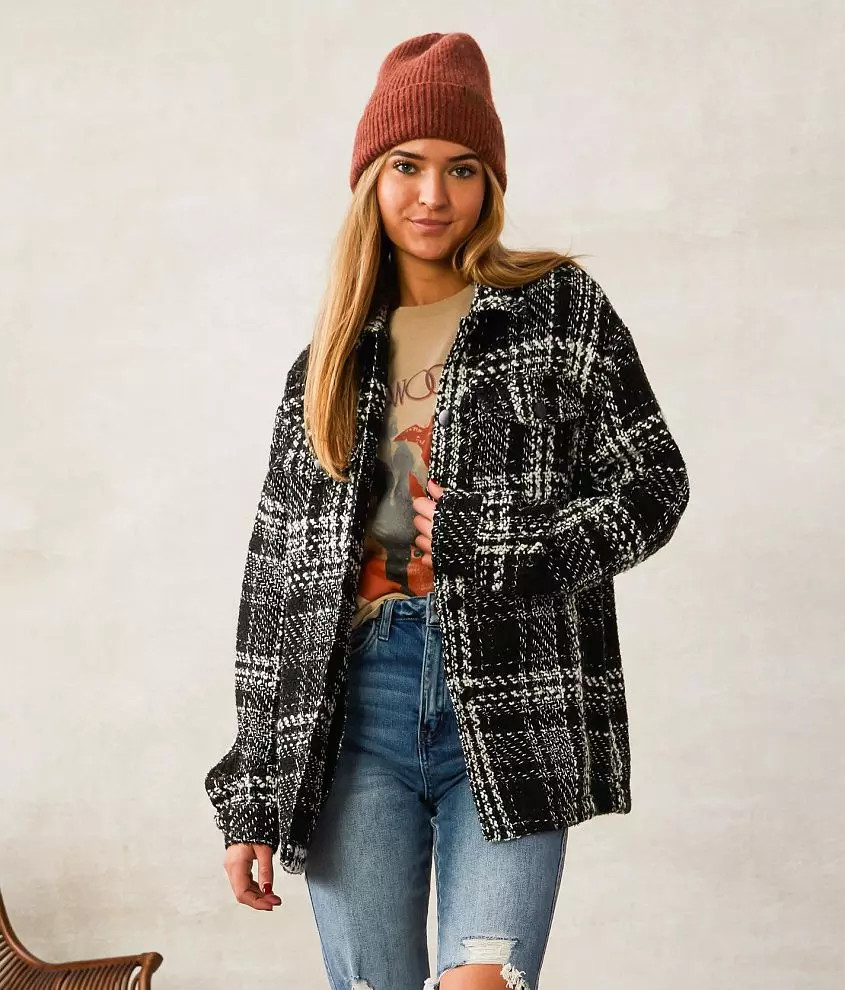 Tinsel Tweed Shacket | Buckle