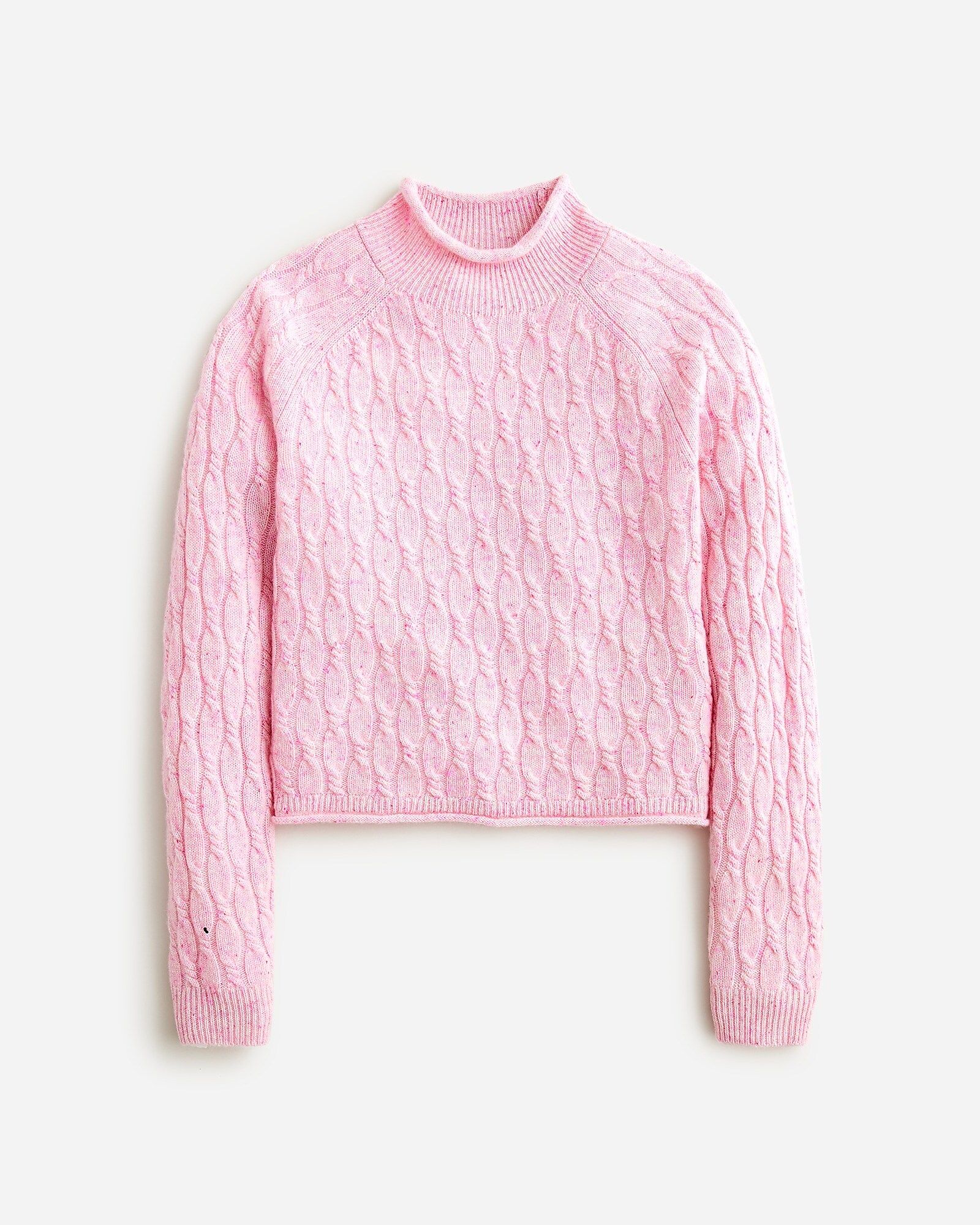 Cashmere shrunken cable-knit Rollneck™ sweater | J.Crew US