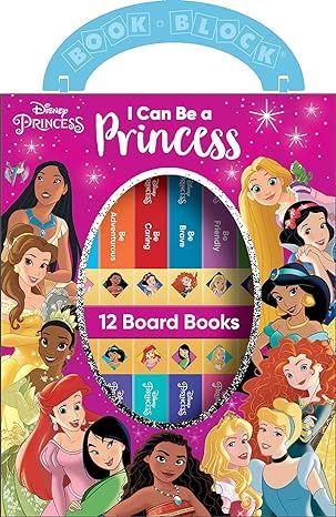 Disney Princess - I Can Be Princess My First Library Board Book Block 12-Book Set Teaches Positiv... | Amazon (US)
