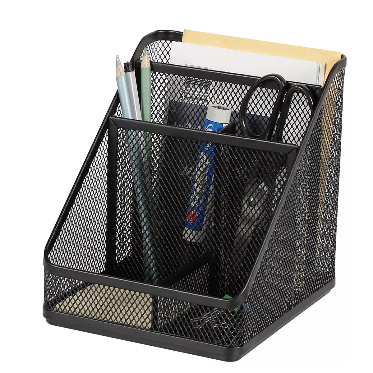 Mesh Medium Desktop Organizer Black - Brightroom™ | Target