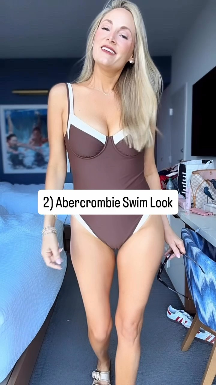 Mom approved Abercrombie brown swimsuit 🩱

#LTKgrwm #LTKmomlife #LTKootd