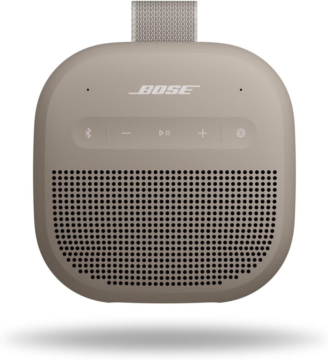 Bose SoundLink Micro Portable Bluetooth Speaker (2nd Gen), Wireless Outdoor Speaker, Up to 12 Hours Battery Life, Waterproof and Dustproof, Sandstone | Amazon (US)