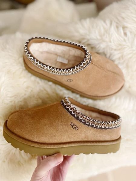 In stock in every size! ⚡️

My UGG Tasmans ❤️❤️ Free shipping! 

I did size up to a 7 so that I could slip them right on and them be a little bigger!  The sole is just like my UGG boots, they have decent traction, so I’m definitely wearing these outside, even though they’re called a slipper 😂

Let me know if you grab them! 

Xo, Brooke

#LTKGiftGuide #LTKshoecrush #LTKSeasonal