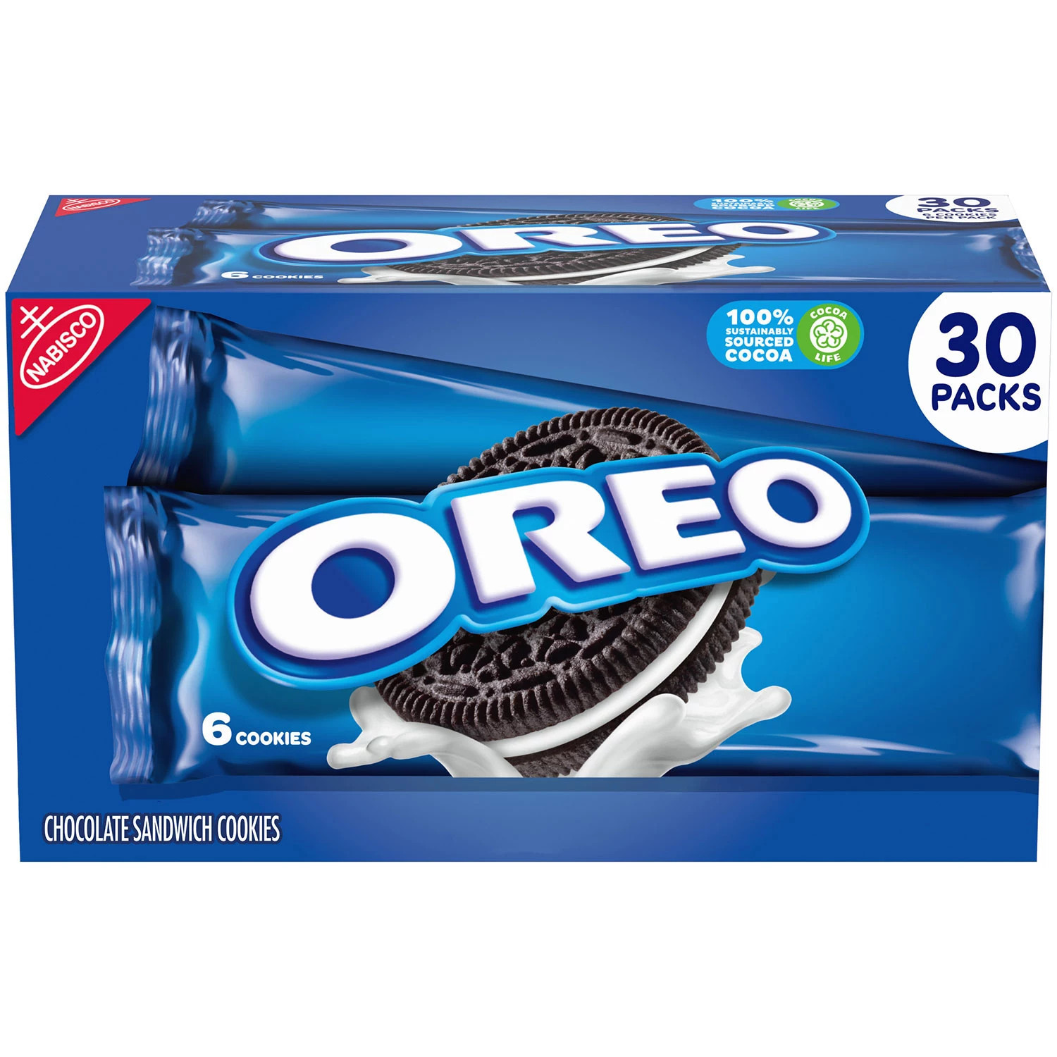 OREO Chocolate Sandwich Cookies, 2.4 oz., 30 pk. | Sam's Club