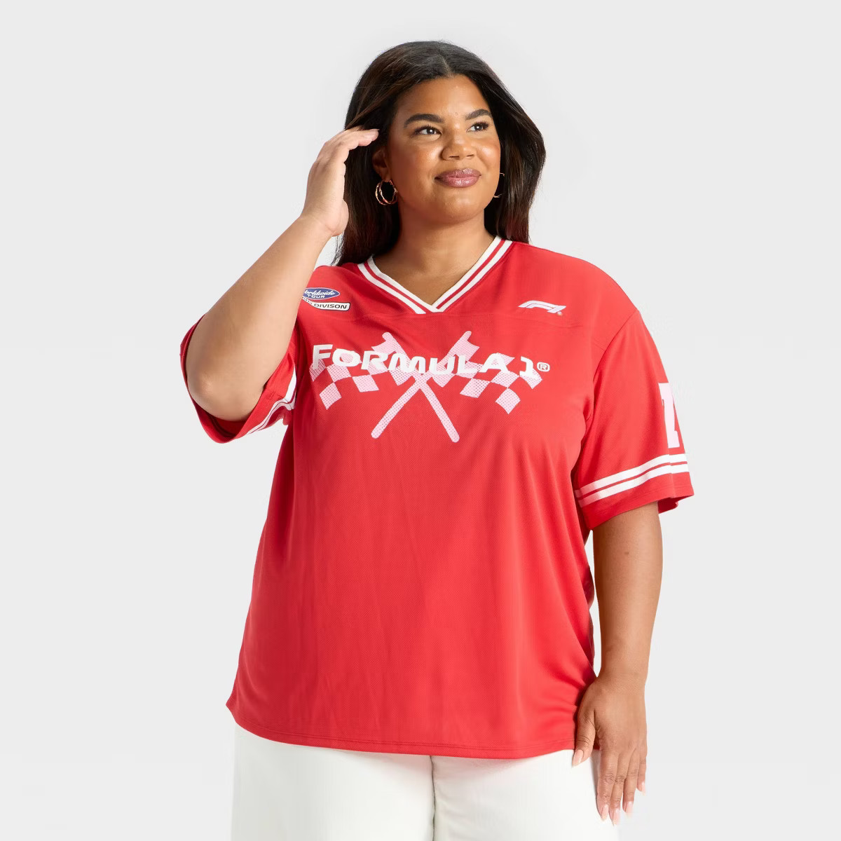Women's F1 Short Sleeve Graphic Jersey - Red | Target