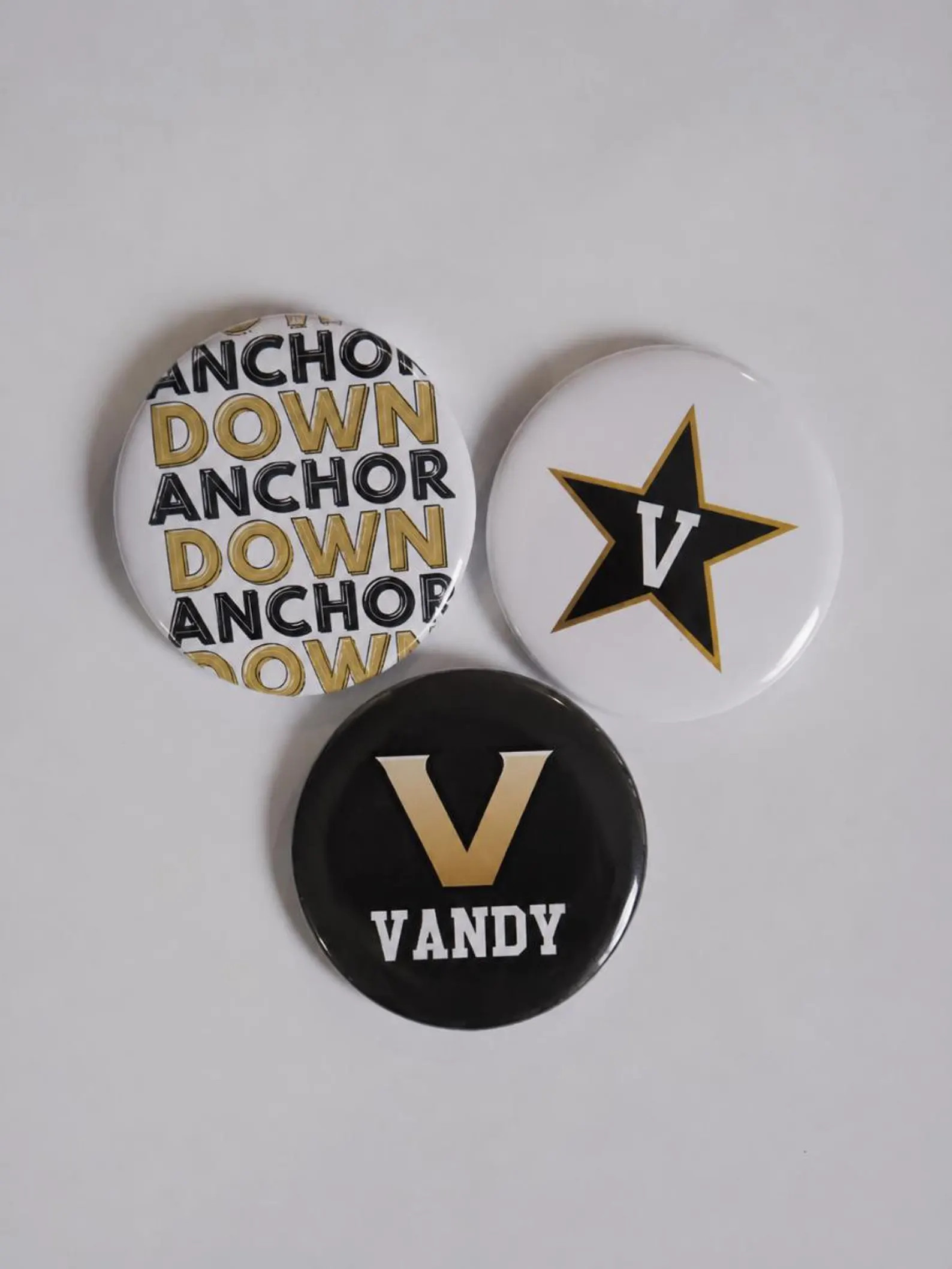 Vanderbilt University Commodores Gameday Button Pins | SEC Football Accessories (2.25") | Etsy (Global)