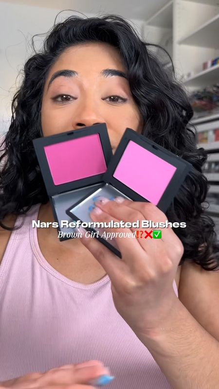 TRYING OUT MORE SHADES of the newly reformulated NARS Cosmetics blushes to see if theyre #browngirlapproved 🤨❌✅

Tap the product for the shade l use‼️

#LTKVideo #LTKBeauty #LTKStyleTip