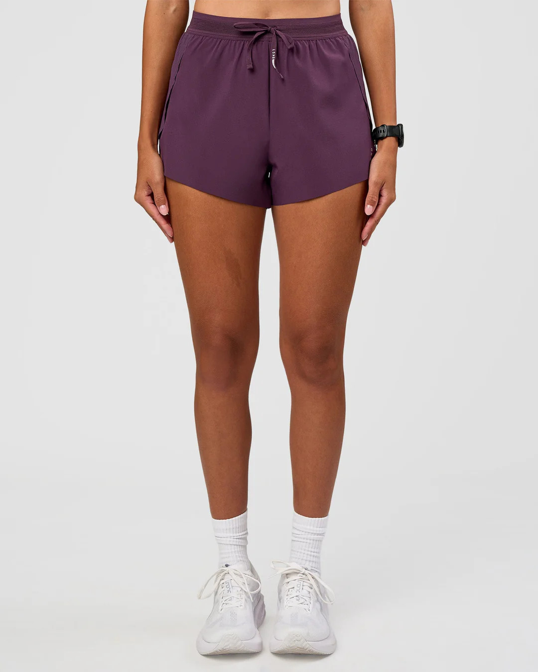Accelerate 3" High-Rise Running Short - Midnight Plum | LSKD | LSKD